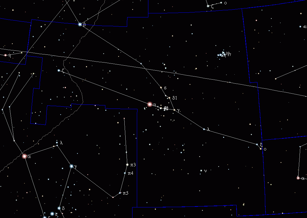 La costellazione del Toro