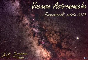 Il centro della Via Lattea fotografata a camera fissa da Stefano Gobbo durante le Vacanze Astronomiche dell'Accademia delle Stelle (luglio 2019)
