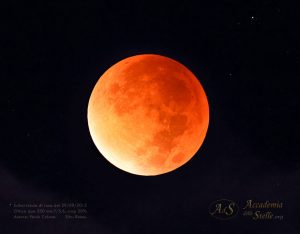 Luna Rossa Eclissi totale di Luna